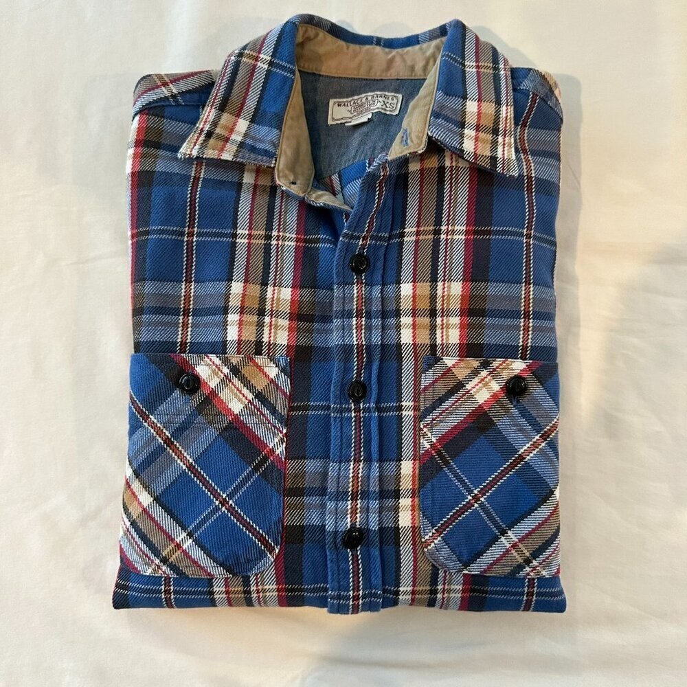 JCrew Walace & Barnes Flannel Twill Button Down